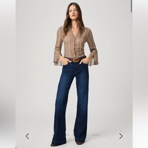 Paige Leenah Wide Leg Jeans Waterloo 34.5”